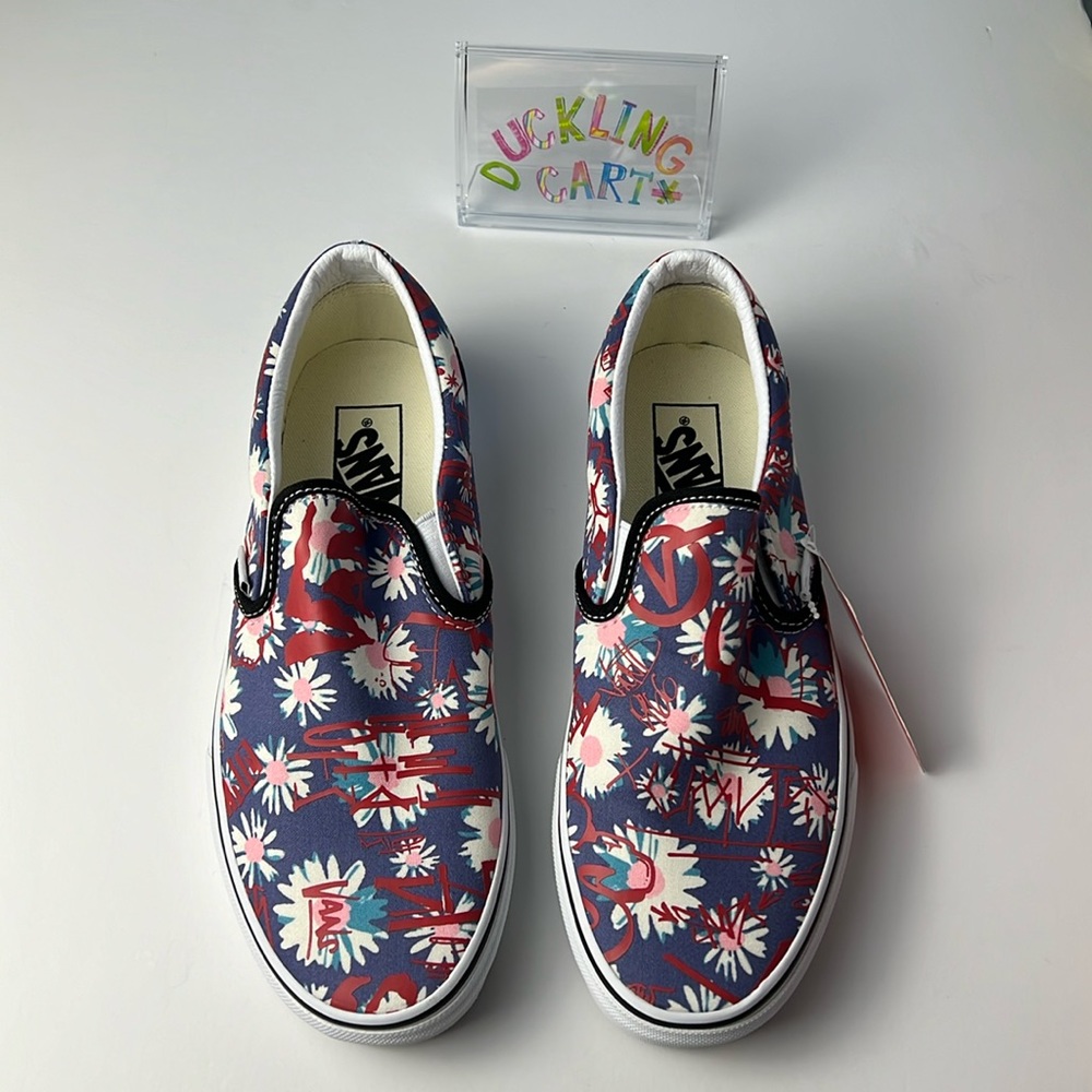 NWT Vans Floral Graffiti Slip On  SZ-W8.5 / M7
